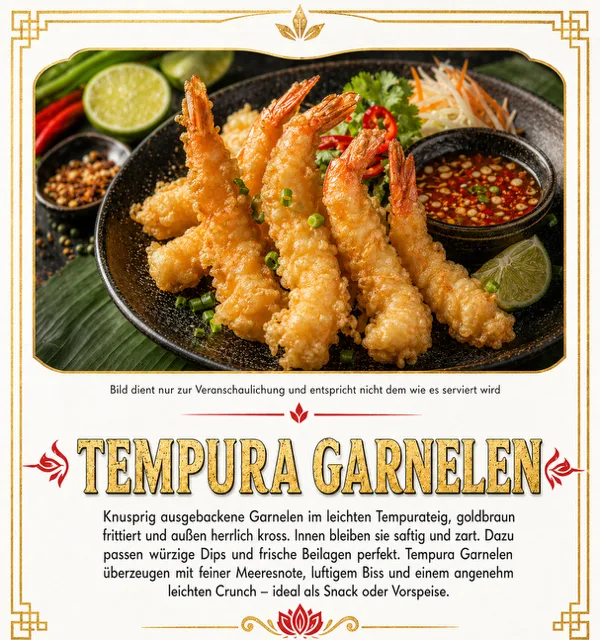 Tempura Garnelen